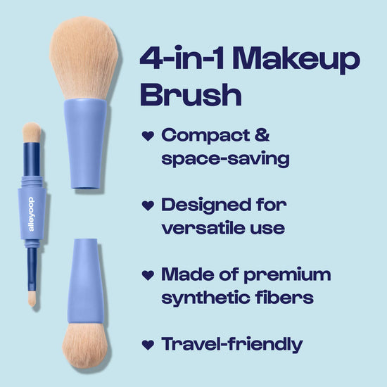 Multi-Tasker - 4-in-1 Makeup Brush - Muse Shoe Studio