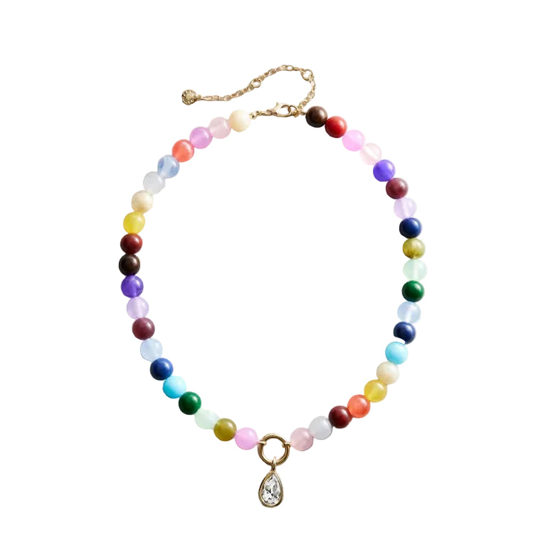 Janette Beaded Ring Necklace