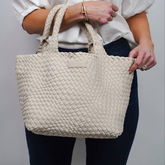 Load image into Gallery viewer, Woven Tote - Muse Shoe Studio
