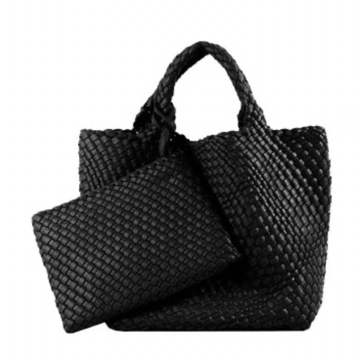 Load image into Gallery viewer, Molly Everyday Tote Bag - Black - Muse Shoe Studio
