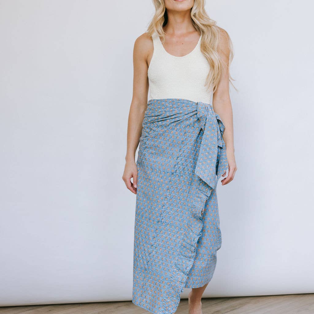 Dark and Stormy Sandy Sarong - Muse Shoe Studio