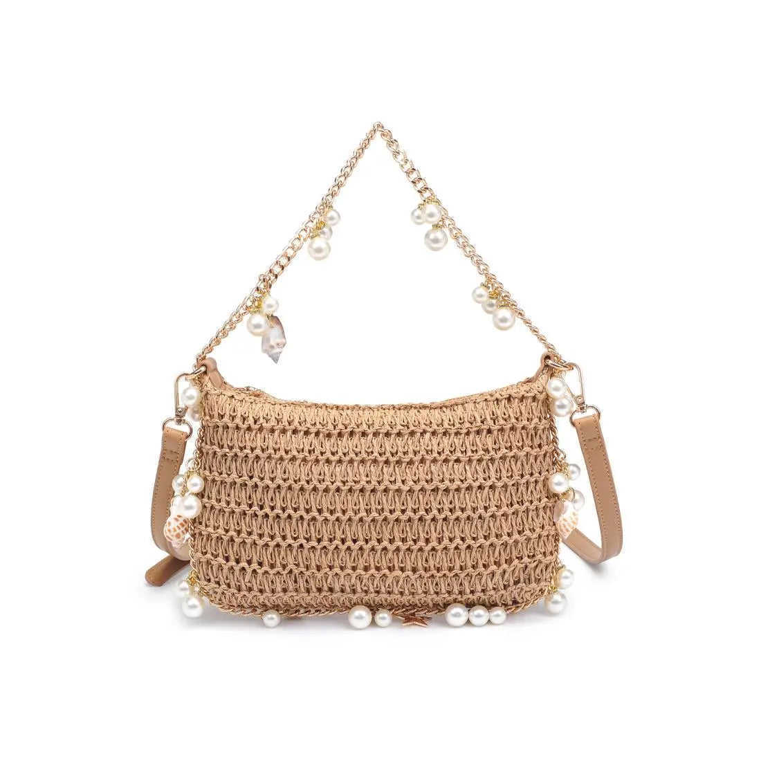 Steph Seashell Straw Bag