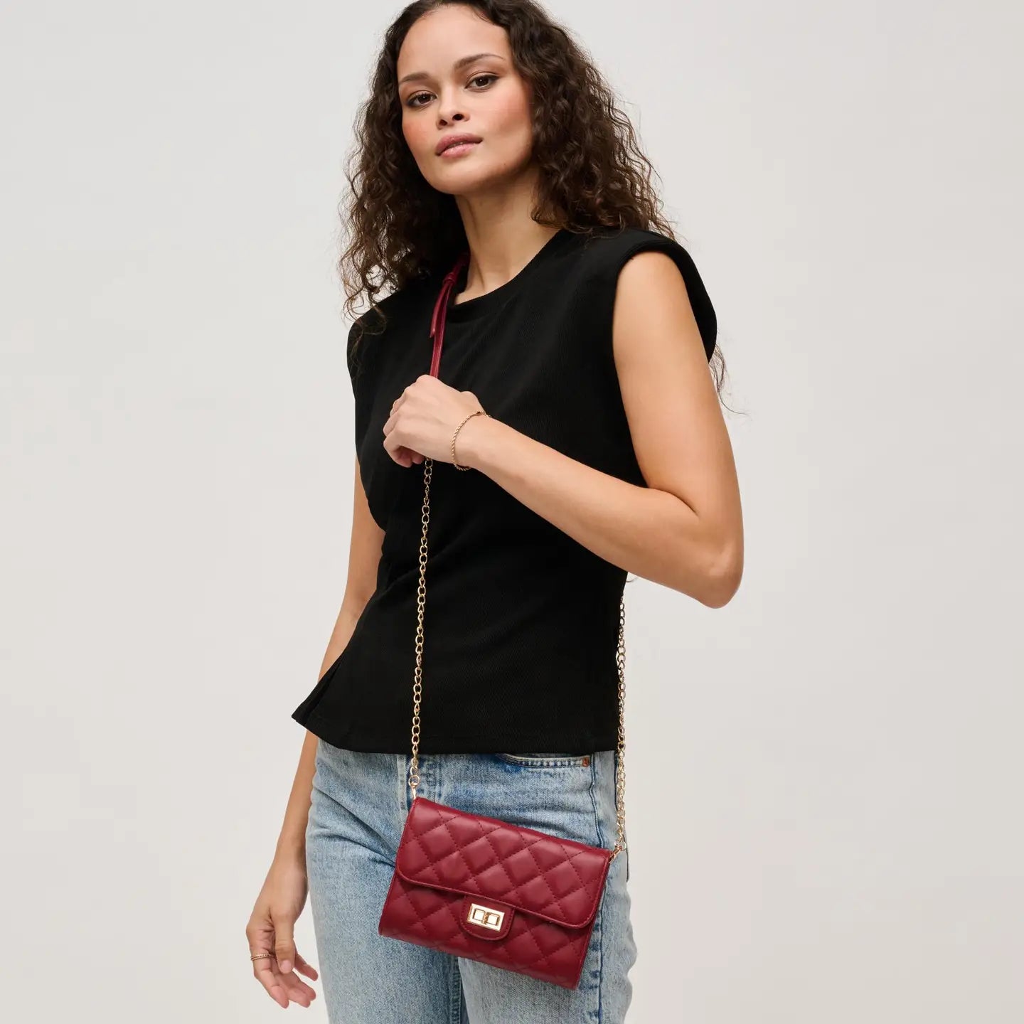 Winona Quilted Multi-Compartment Crossbody