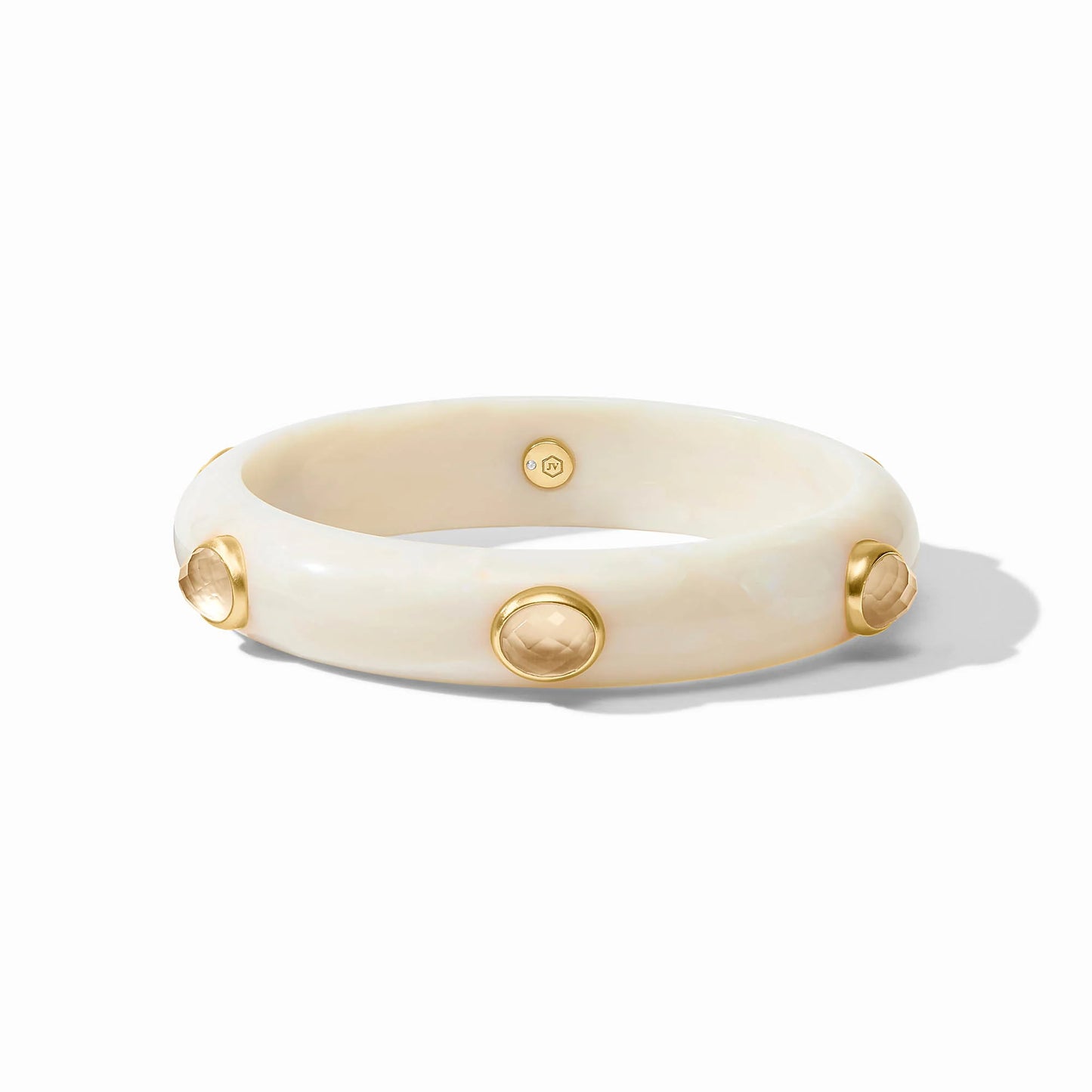 Carnaby Stone Bangle - Champagne (Medium)