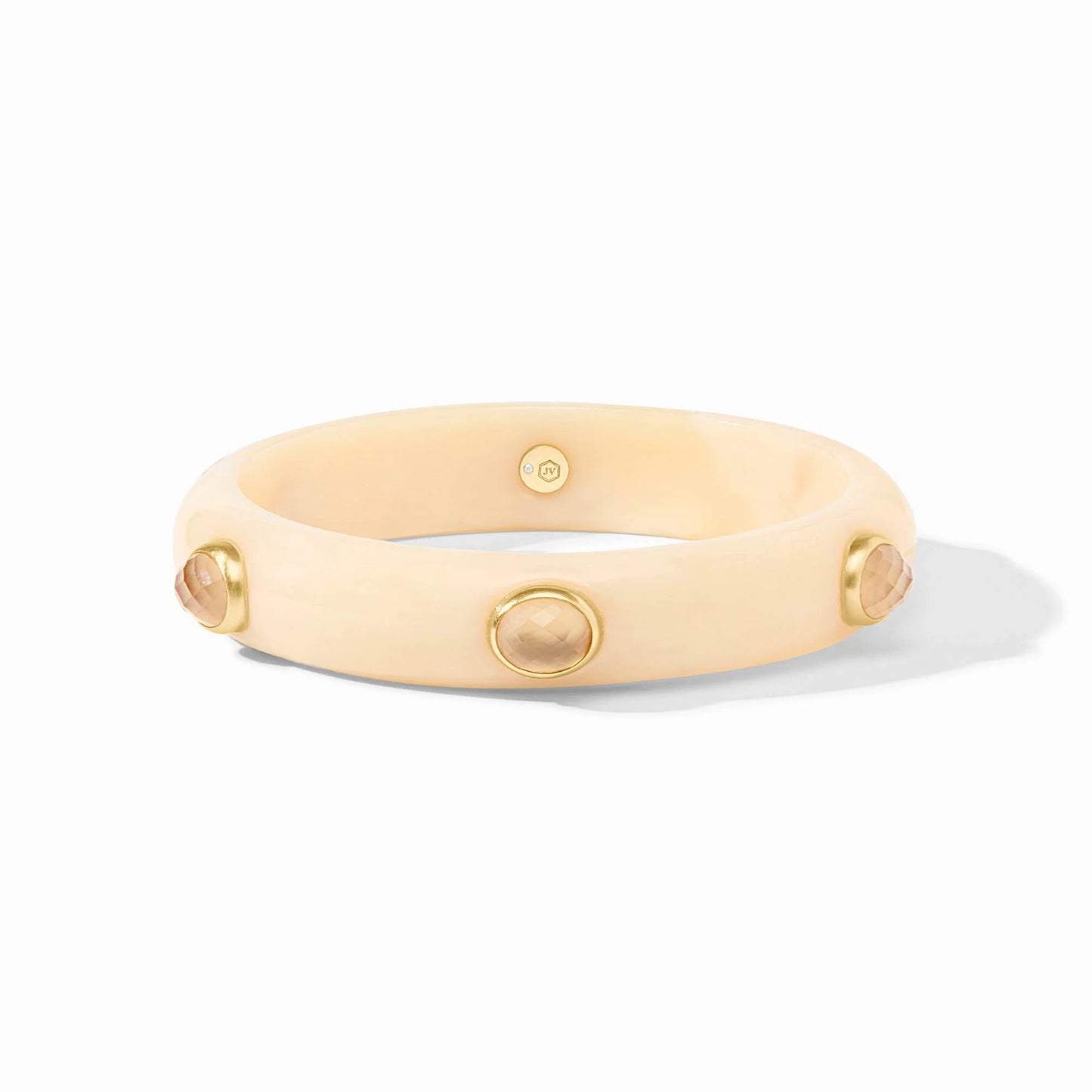 Carnaby Stone Bangle - Ivory (Medium)