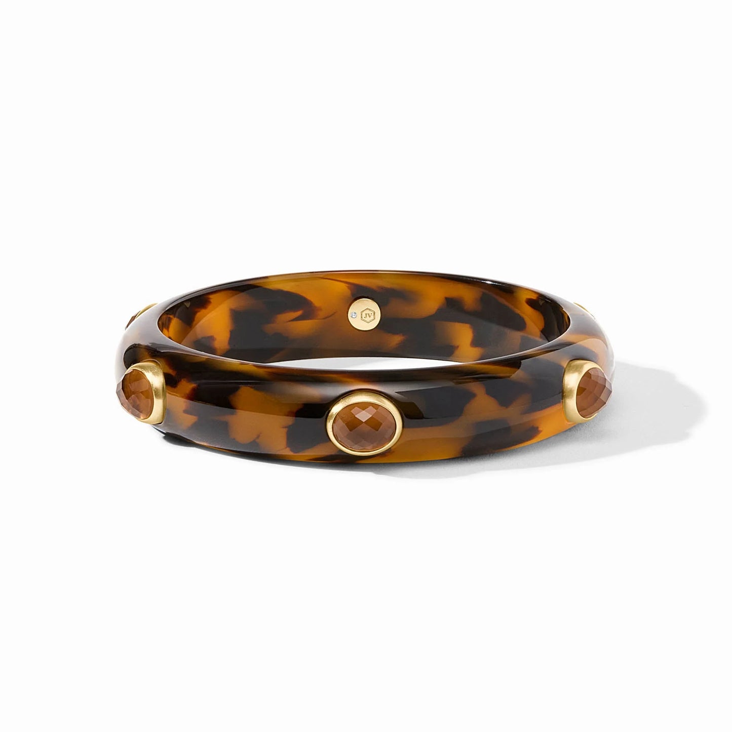 Carnaby Stone Bangle - Tortoise (Medium)
