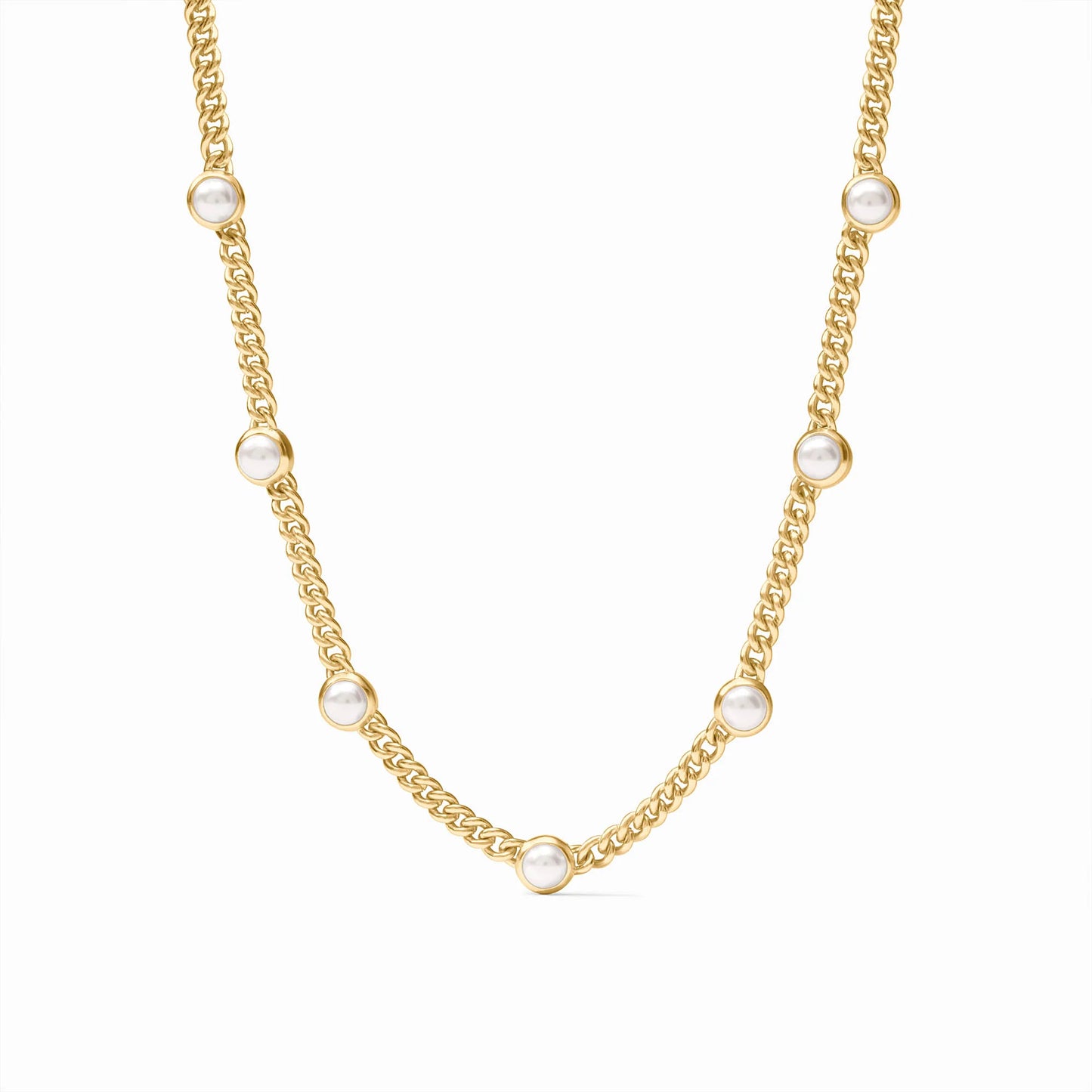 Dolce Delicate Station Necklace Pearl