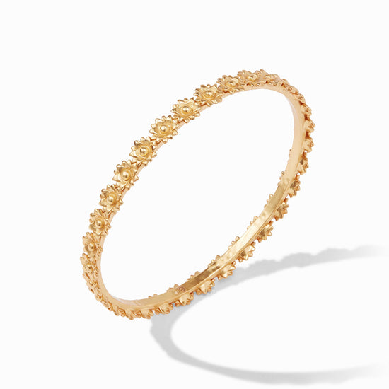 Load image into Gallery viewer, Flora Stacking Bangle Gold (Small) - Muse Shoe Studio

