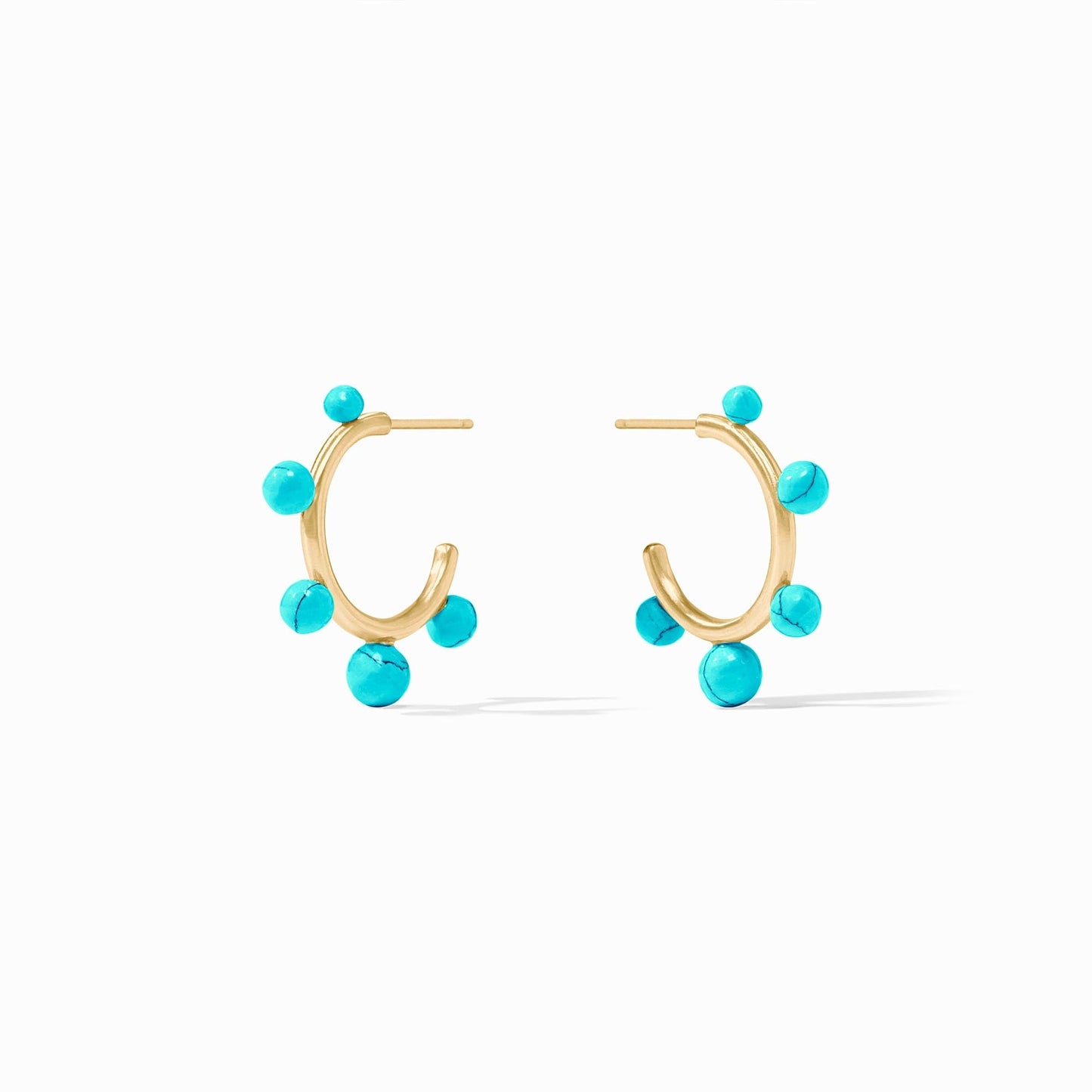 Hydra Stone Hoop - Turquoise (Small)