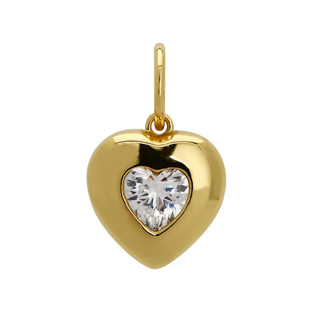 CZ Heart Charm