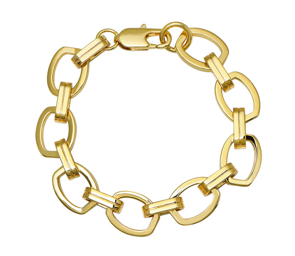 Flat Link Chain Bracelet