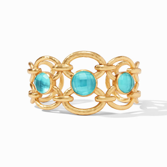 Load image into Gallery viewer, Palermo Cuff Iridescent Bahamian Blue
