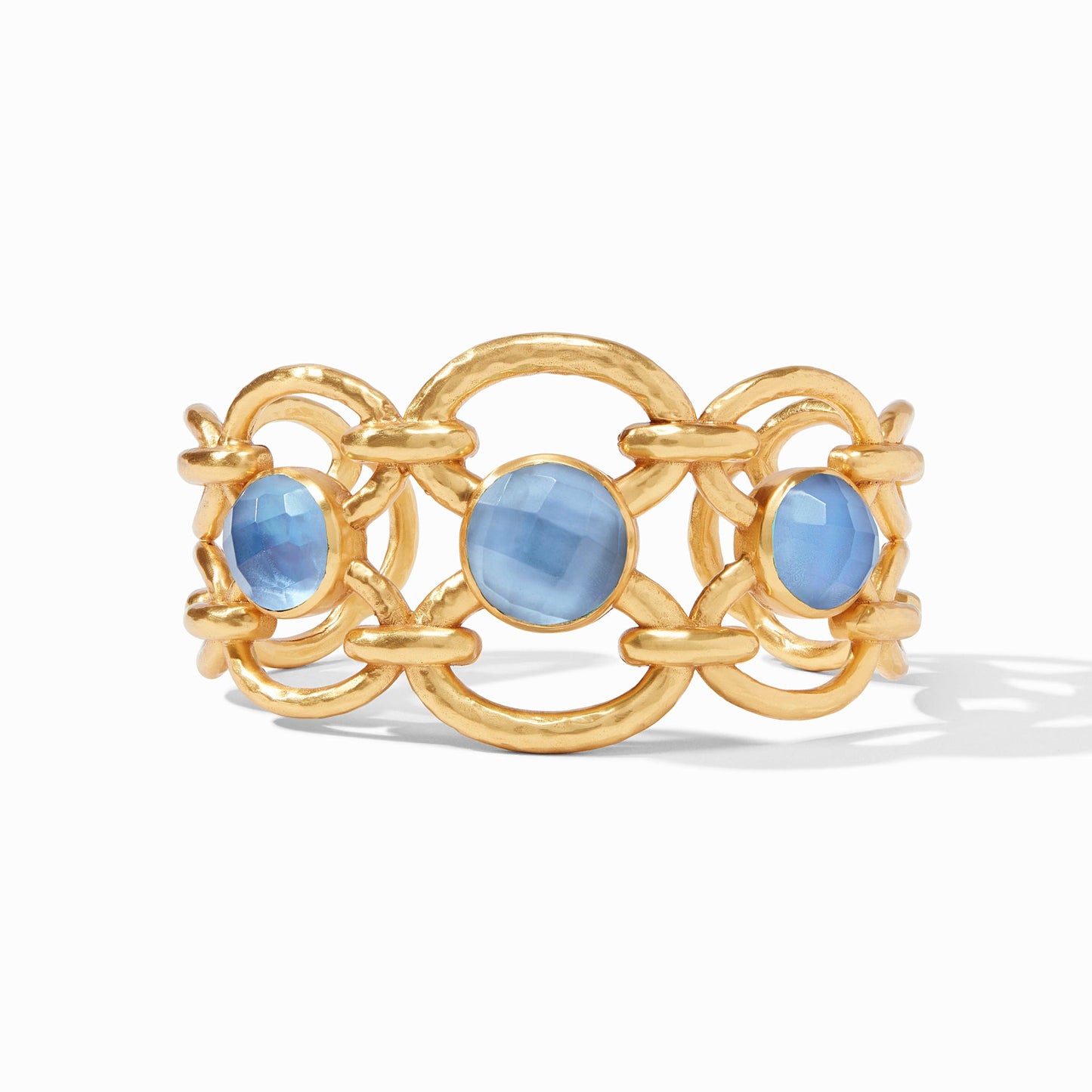 Load image into Gallery viewer, Palermo Cuff Iridescent Chalcedony Blue - Muse Shoe Studio
