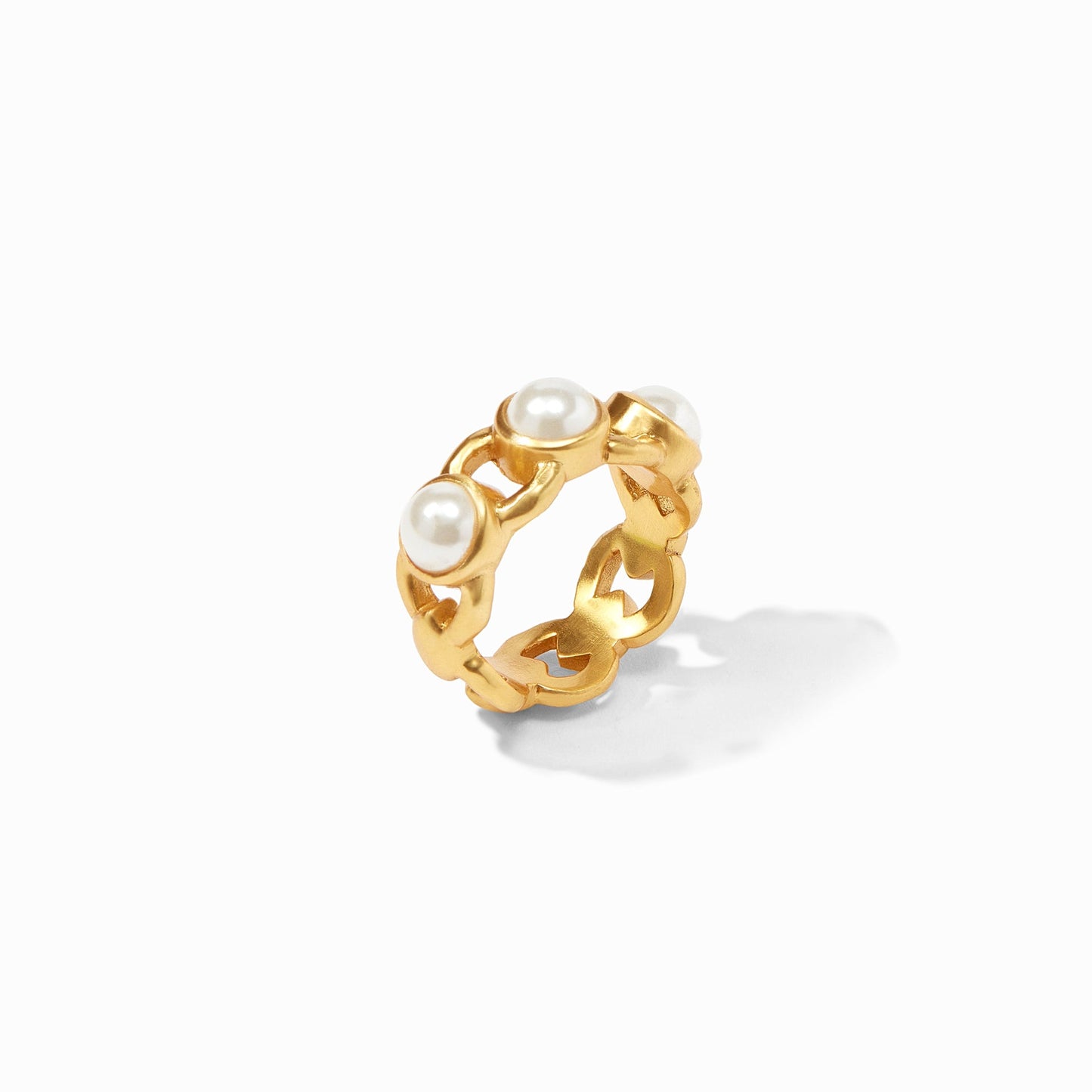 Load image into Gallery viewer, Palermo Ring Pearl (Size 7)
