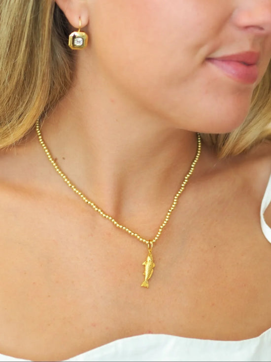 Beaded Ball Necklace