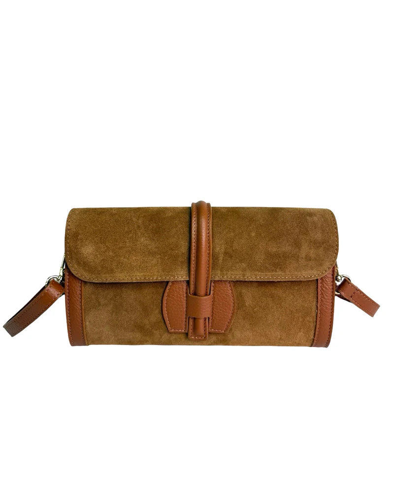 Suede Leather Clutch