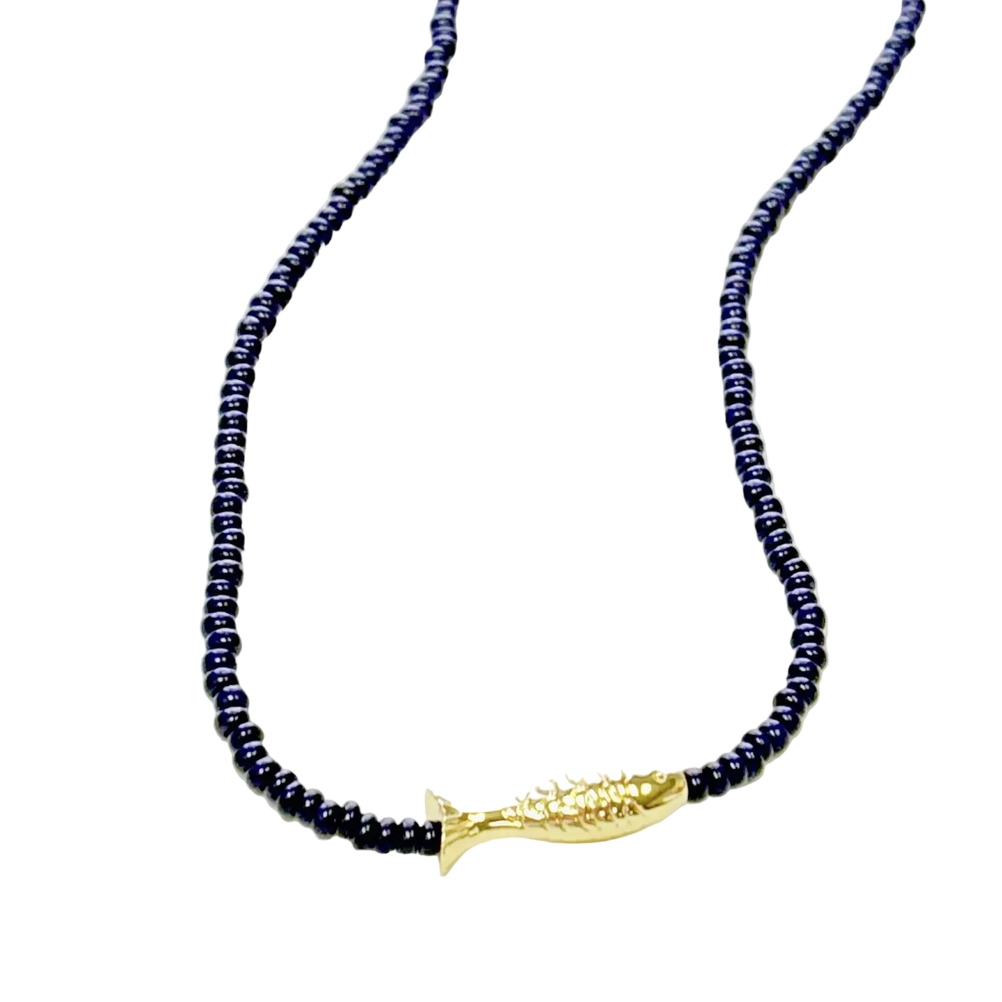Lucky Fish Beaded Necklace