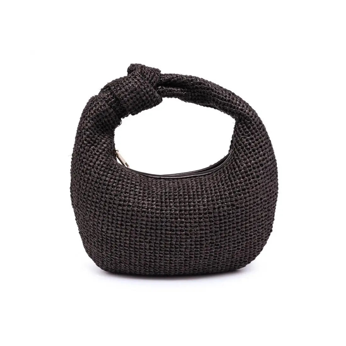 Tracy Straw Knot Clutch