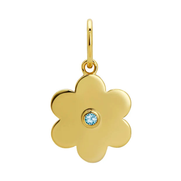 March Birthday Daisy Charm