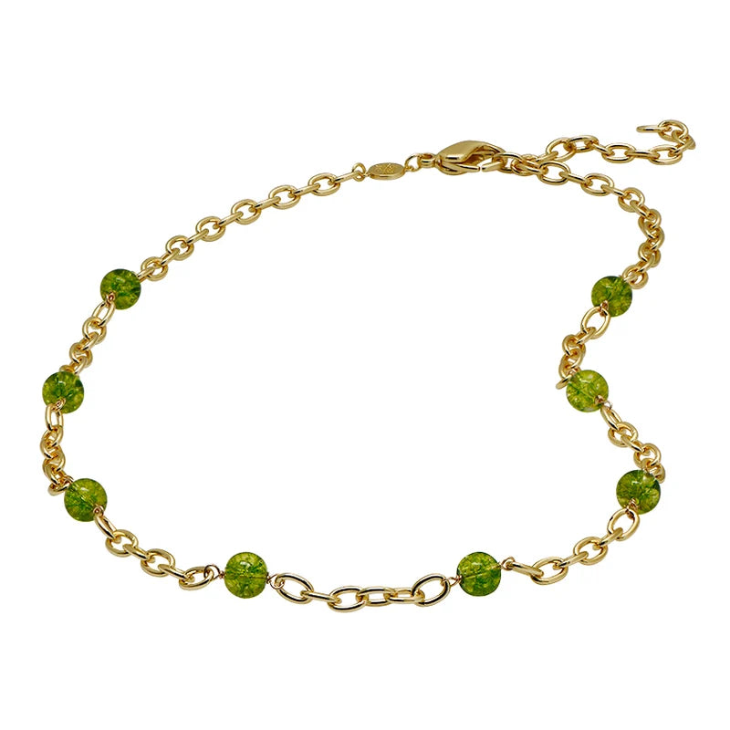 Peridot Thick Cable Chain