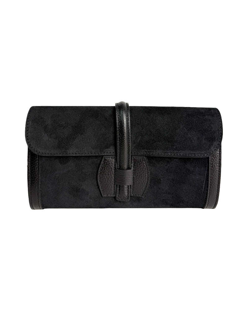 Suede Leather Clutch