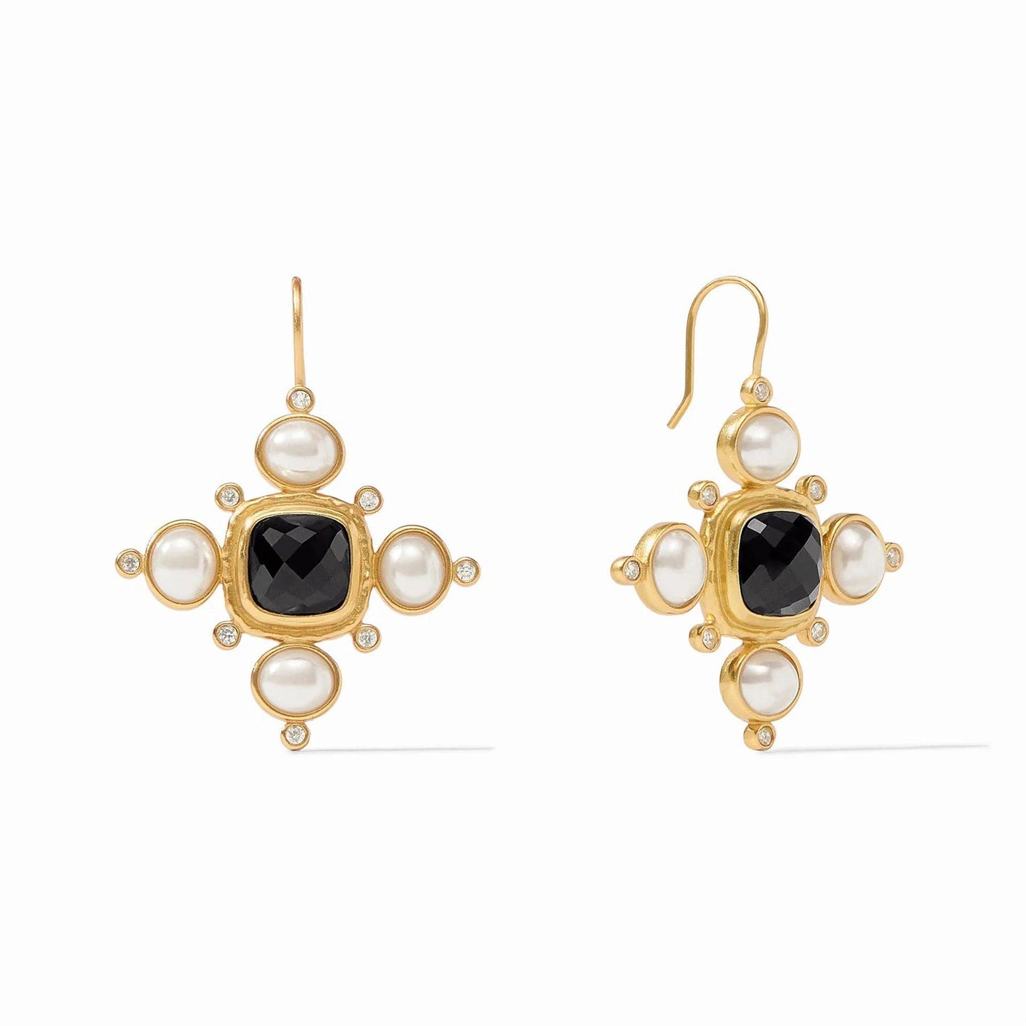 Tudor Earring Obsidian Black